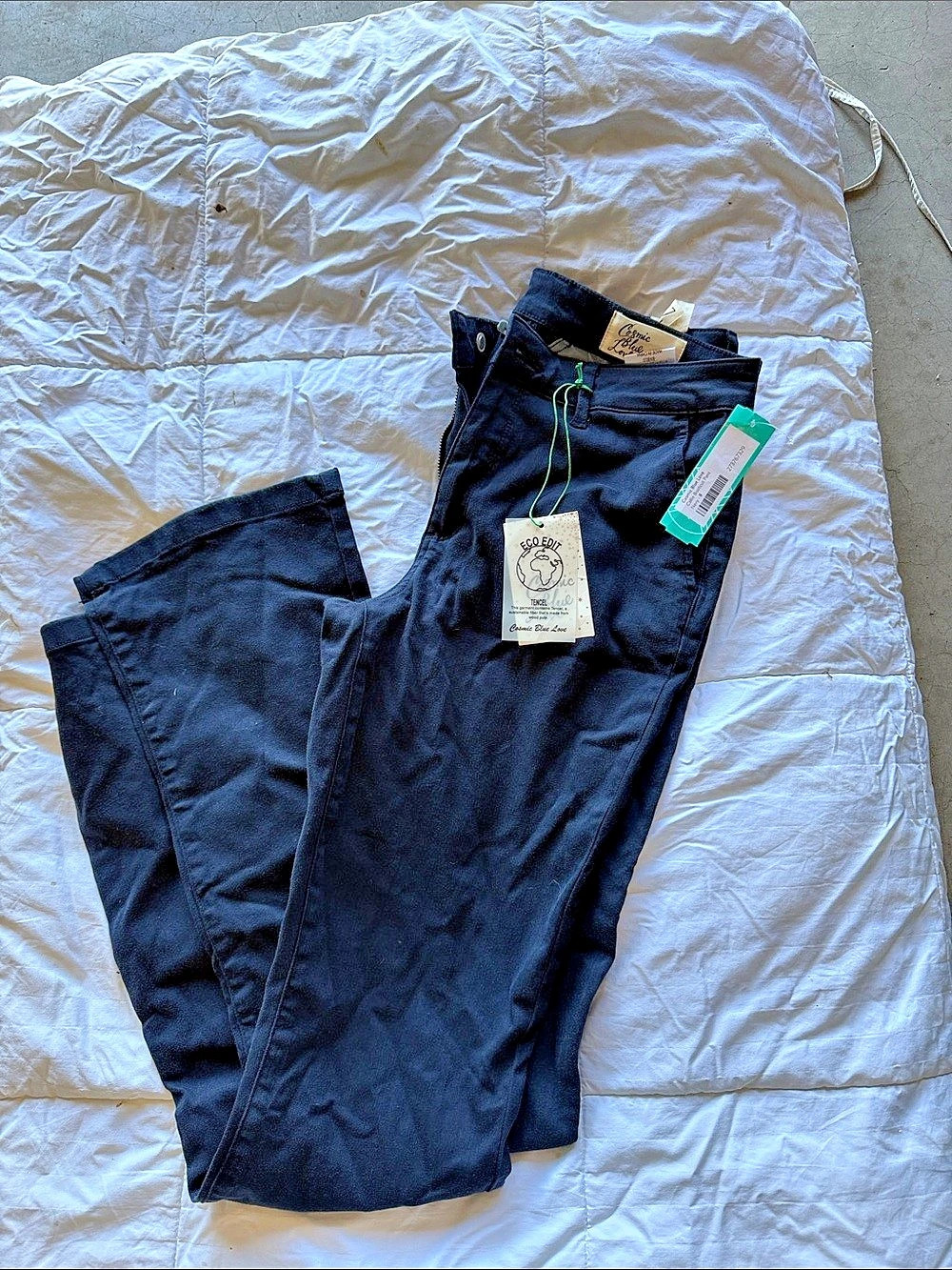 Cosmic Blue Love Skinny Jeans in Blue NWT